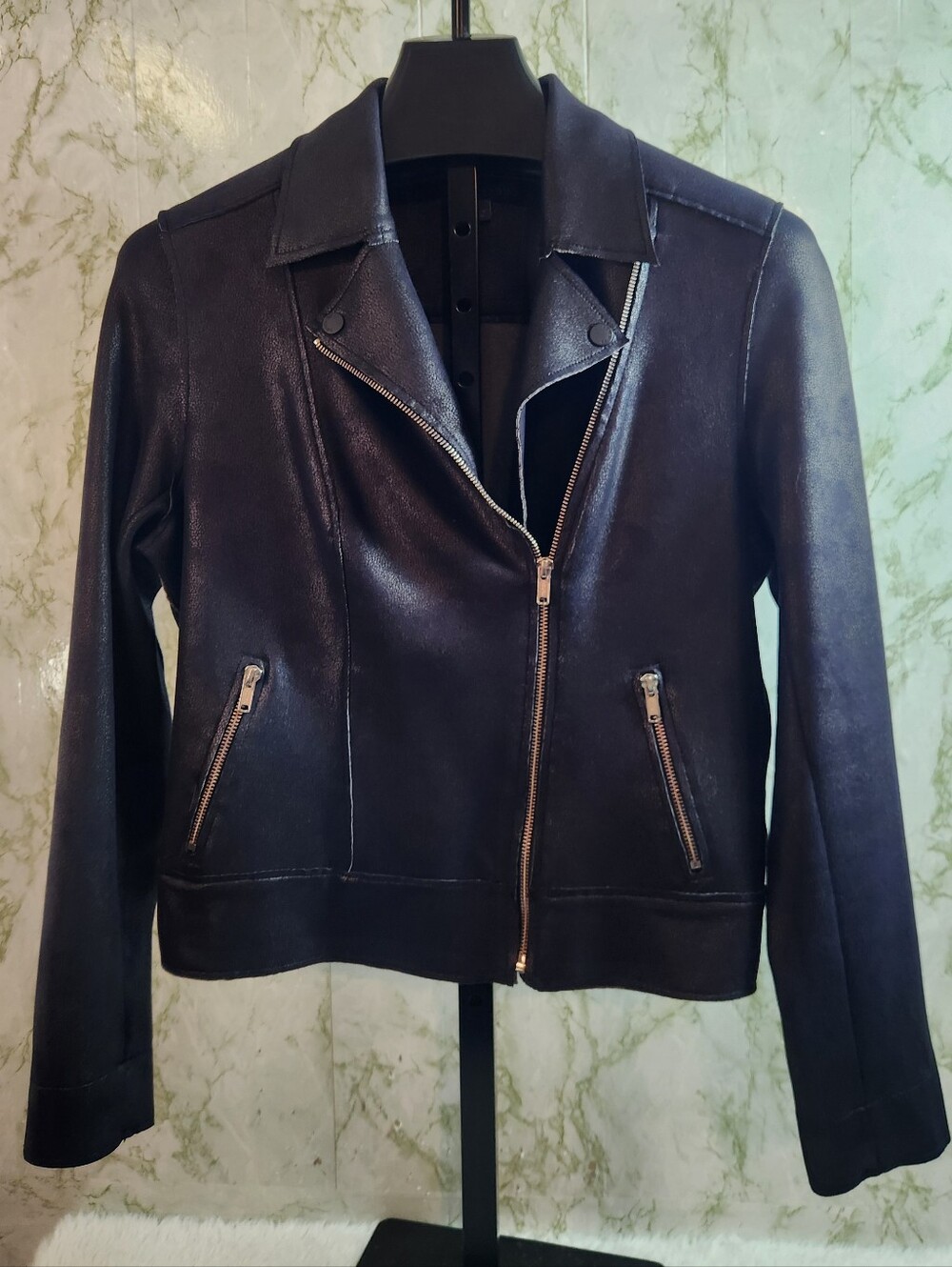 LEVEL 99 Black Bomber Jacket